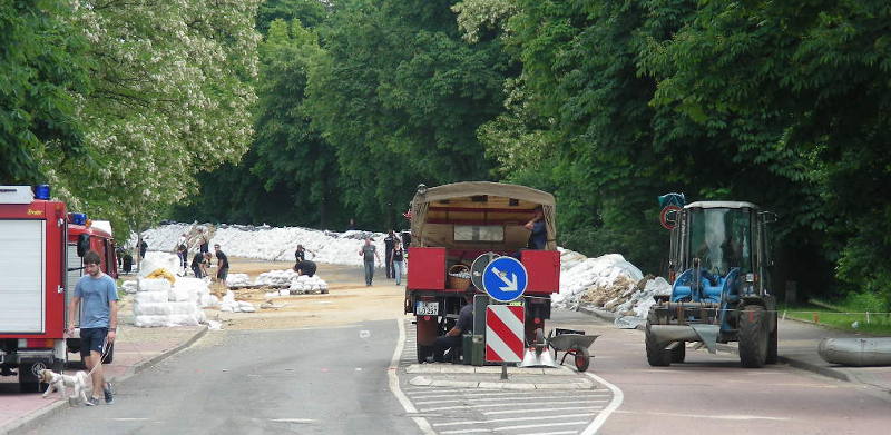 Hochwasserschutzdeich