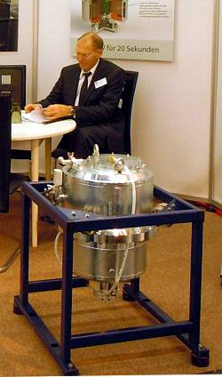 Schwungradspeicher T4 auf der Messe in Nrnberg