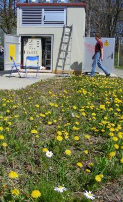 Frühling am Energiespeicherwerk Zwickau