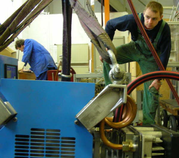 Erprobung des Kompressors K3 mit zusätzlicher Wasserkühlung